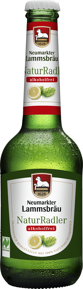 Piwo bezalkoholowe radler BIO 330 ml - NEUMARKTER LAMMSBRAU