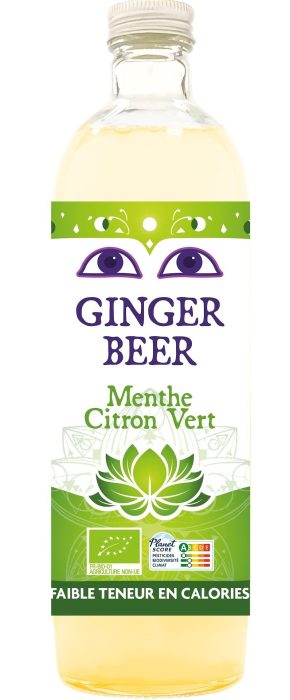 Piwo imbirowe o smaku mięty i limonki bezalkoholowe fair for life BIO 750 ml - KARMA