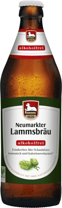 Piwo typu schankbier bezalkoholowe BIO 500 ml - NEUMARKTER LAMMSBRAU