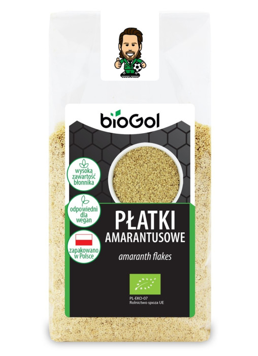 Płatki amarantusowe BIO 300 g - BIOGOL