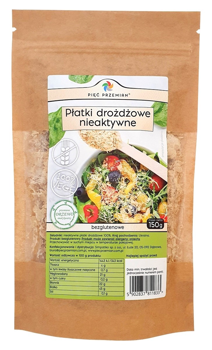P&#x0142;atki&#x20;dro&#x017C;d&#x017C;owe&#x20;nieaktywne&#x20;bezglutenowe&#x20;150&#x20;g&#x20;-&#x20;PI&#x0118;&#x0106;&#x20;PRZEMIAN