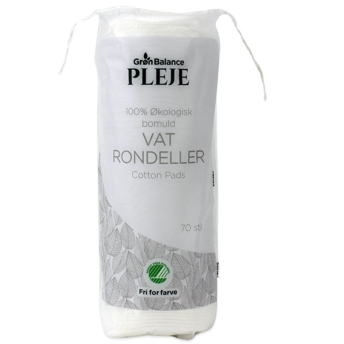 Płatki kosmetyczne bawełniane eco 70 szt. - GRON BALANCE