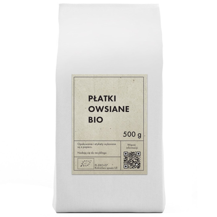 Płatki owsiane BIO 500 g - THE PLANET