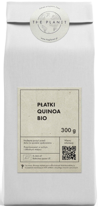 Płatki quinoa BIO 300 g - THE PLANET