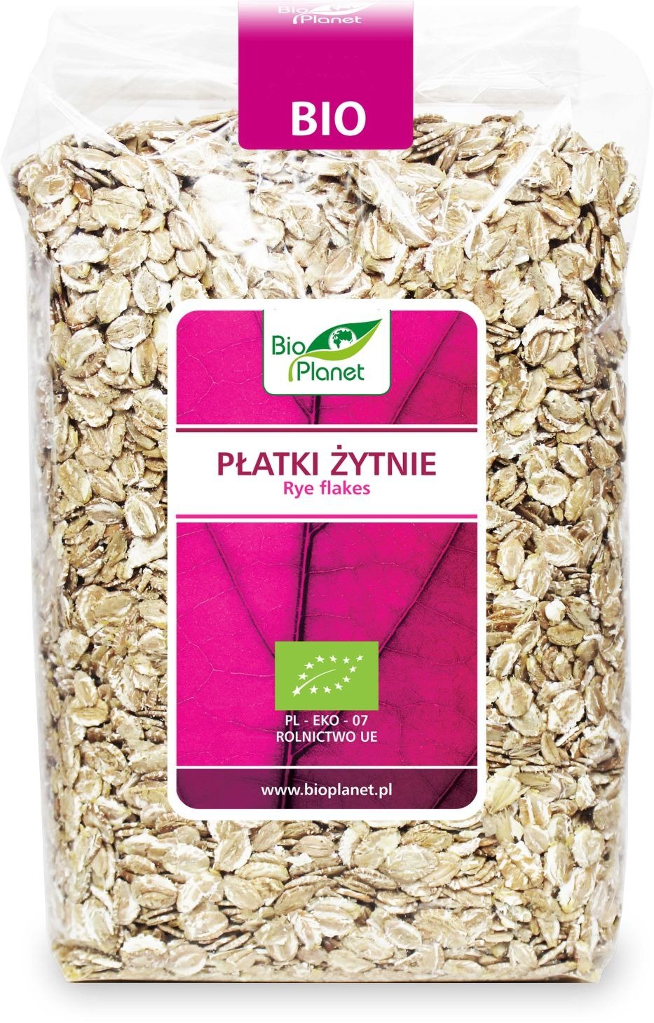 Płatki żytnie BIO 600 g - BIO PLANET