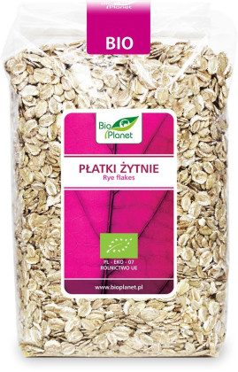 Płatki żytnie BIO 600 g - BIO PLANET