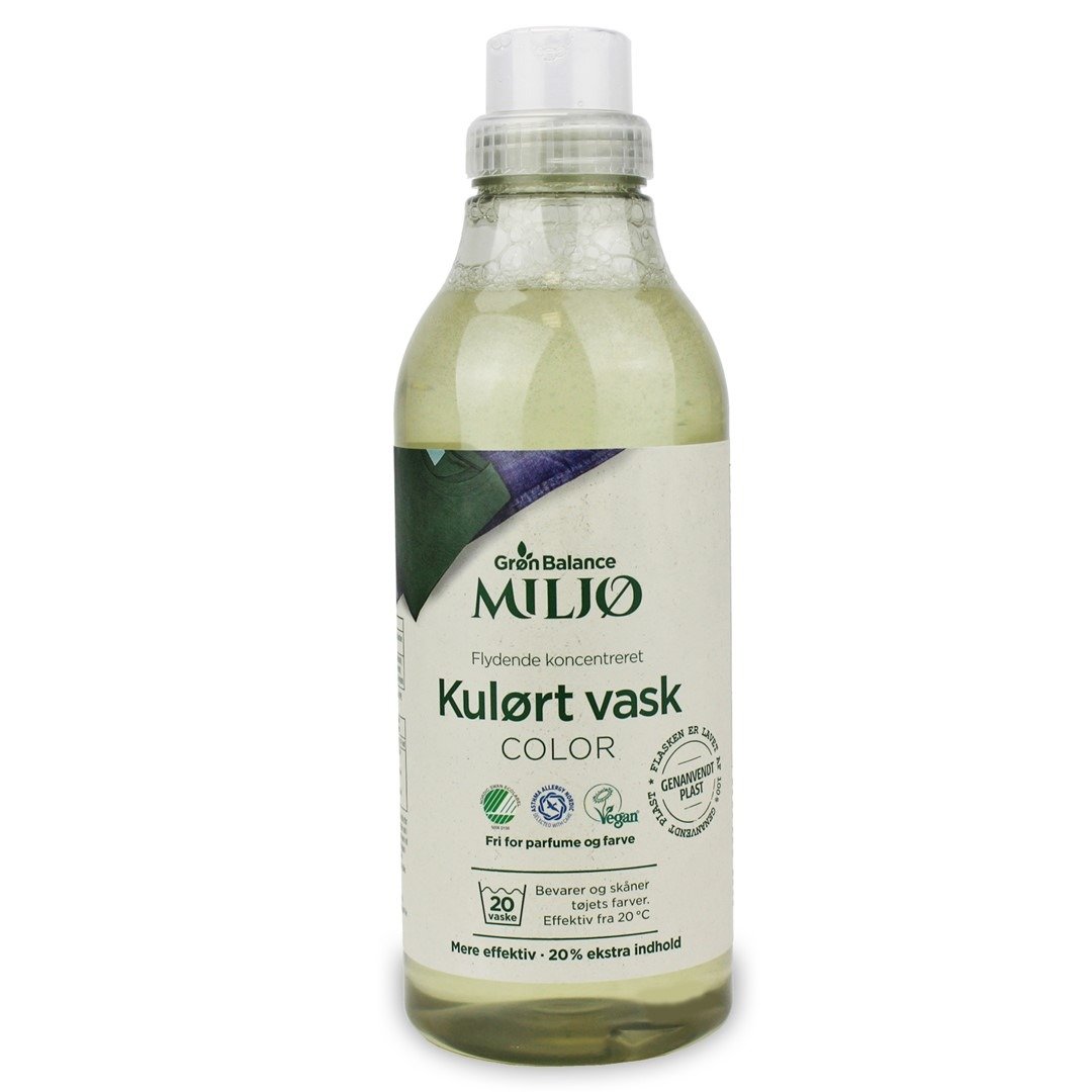 Płyn do prania kolorowych ubrań (koncentrat) eco 900 ml (20 prań) - GRON BALANCE