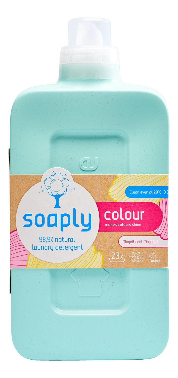 Płyn do prania kolorowych ubrań magnolia eco 1 l (23 prania) - SOAPLY