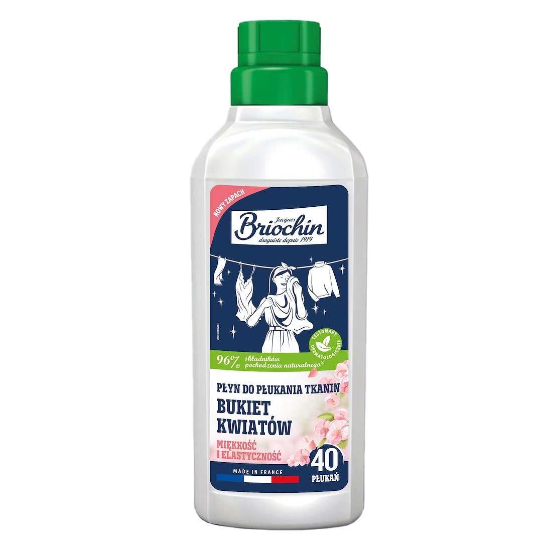 Płyn do zmiękczania tkanin kwiatowy 750 ml (40 prań) - BRIOCHIN
