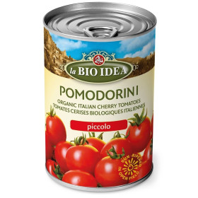 Pomidory cherry w sosie pomidorowym BIO 400 g (PUSZKA) - LA BIO IDEA