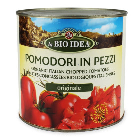 Pomidory krojone bez skóry BIO 2,5 kg (1,5 kg) - HORECA