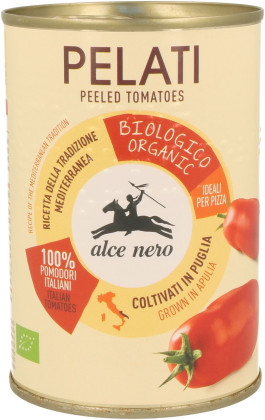 Pomidory pelati bez skóry BIO 400 g - ALCE NERO