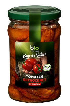 Pomidory suszone w oleju rzepakowym bezglutenowe BIO 270 g (150 g) - BIO ZENTRALE