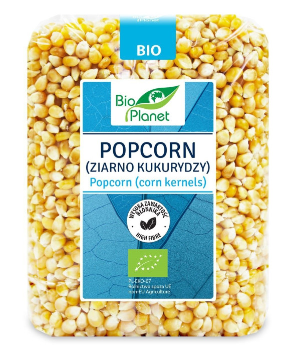 Popcorn (ziarno kukurydzy) BIO 1 kg - BIO PLANET