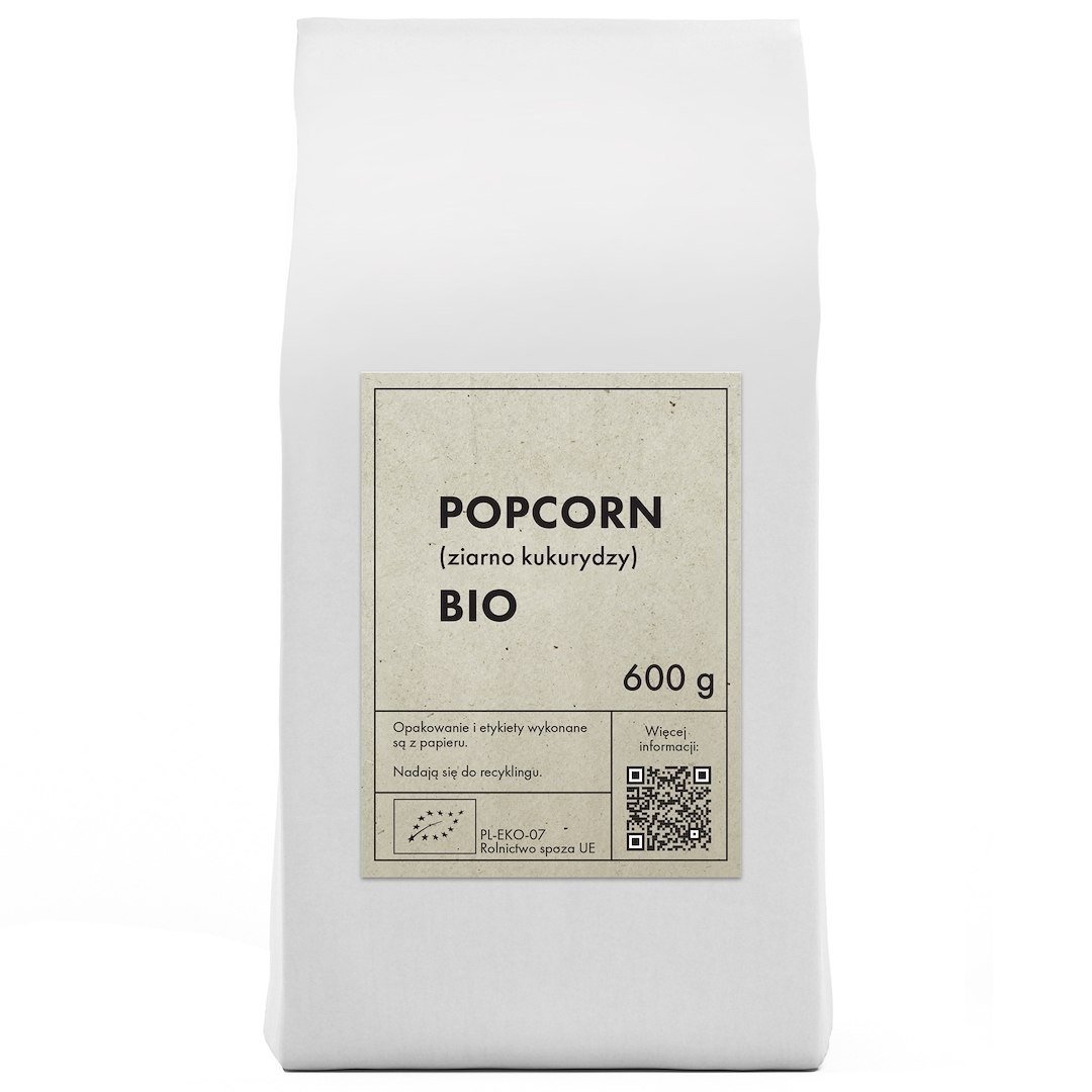 Popcorn (ziarno kukurydzy) BIO 600 g - THE PLANET