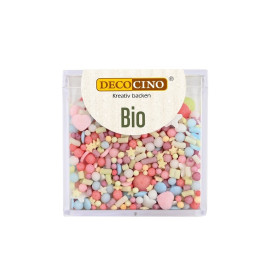 Posypka cukrowa kolorowe party mix BIO 60 g - DECOCINO (PRODUKT SEZONOWY)