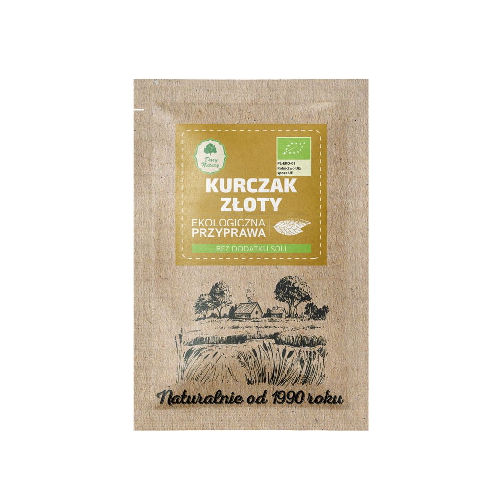 Przyprawa złoty kurczak BIO 20 g - DARY NATURY