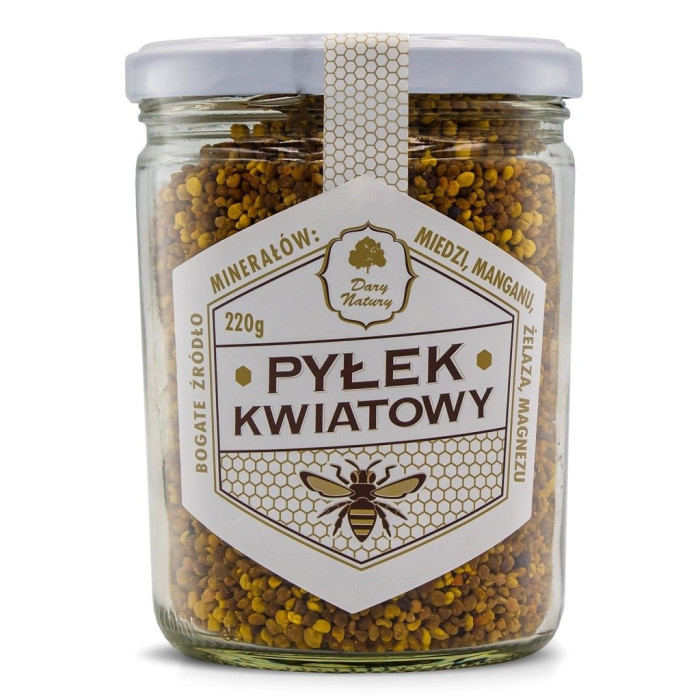 Pyłek kwiatowy (pszczeli) 220 g - DARY NATURY