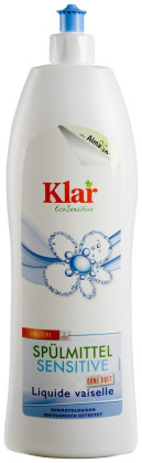Płyn do mycia naczyń sensitive eco 1l - KLAR