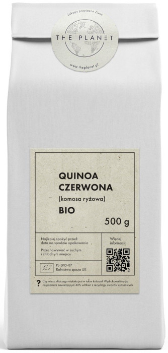 Quinoa czerwona (komosa ryżowa) BIO 500 g - THE PLANET