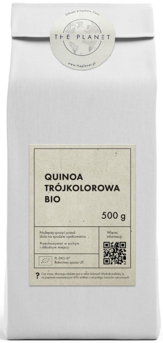 Quinoa trójkolorowa BIO 500 g - THE PLANET