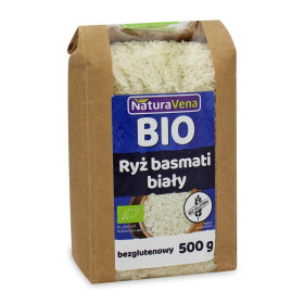 Ryż basmati biały bezglutenowy BIO 500 g - NATURAVENA