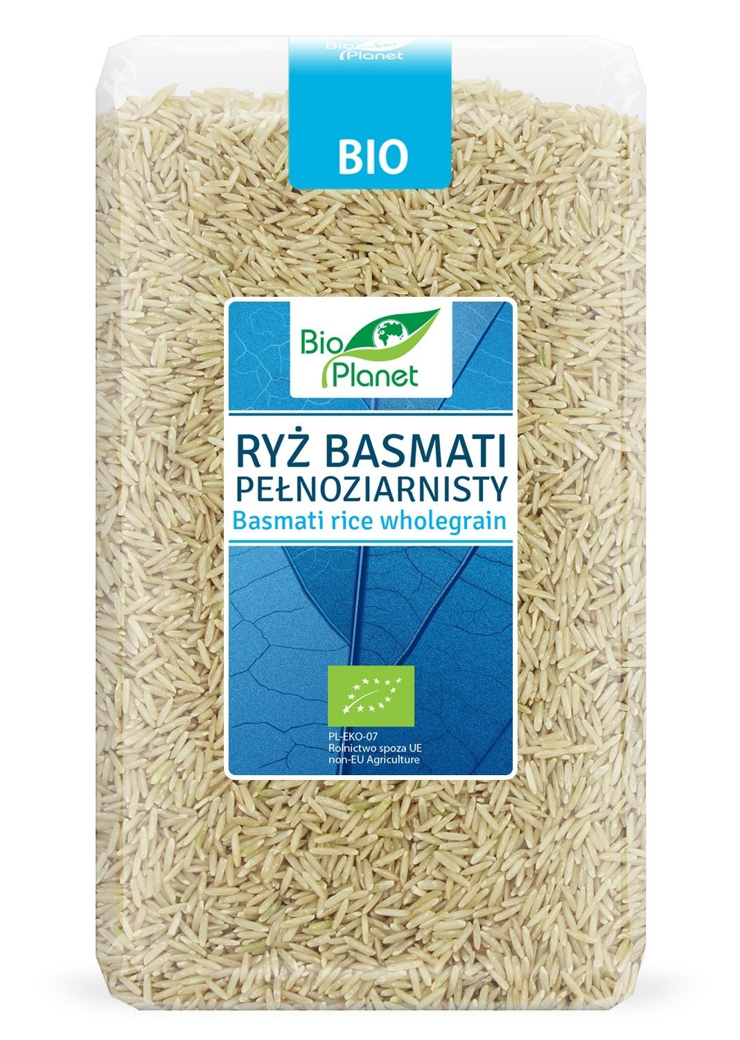 Ryż basmati pełnoziarnisty BIO 1 kg - BIO PLANET