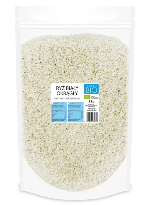 Ryż biały okrągły BIO 5 kg - HORECA (BIO PLANET)