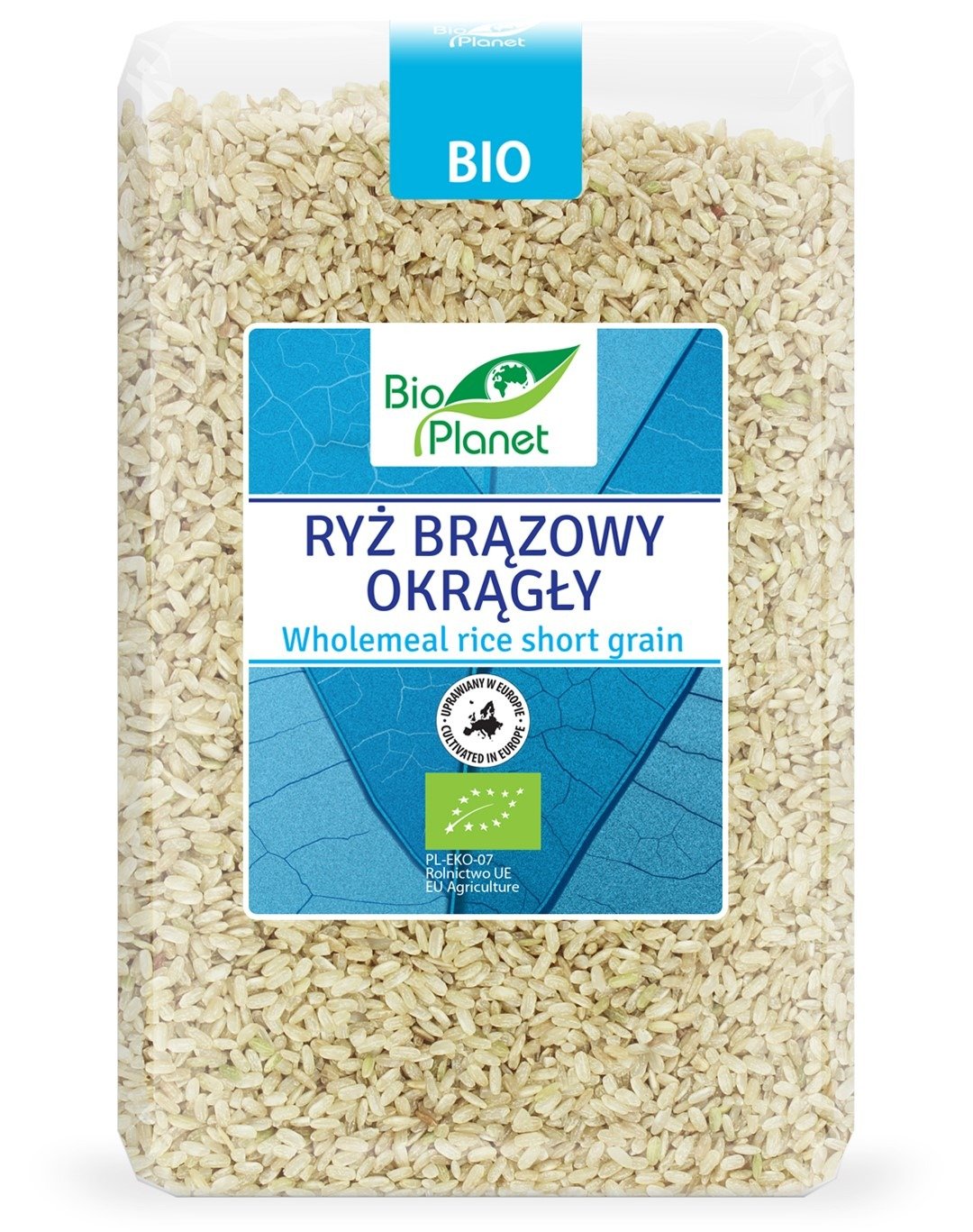 Ryż brązowy okrągły BIO 2 kg - BIO PLANET