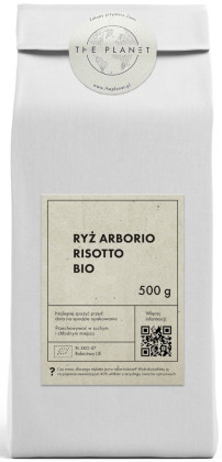 Ryż arborio risotto BIO 500 g - THE PLANET