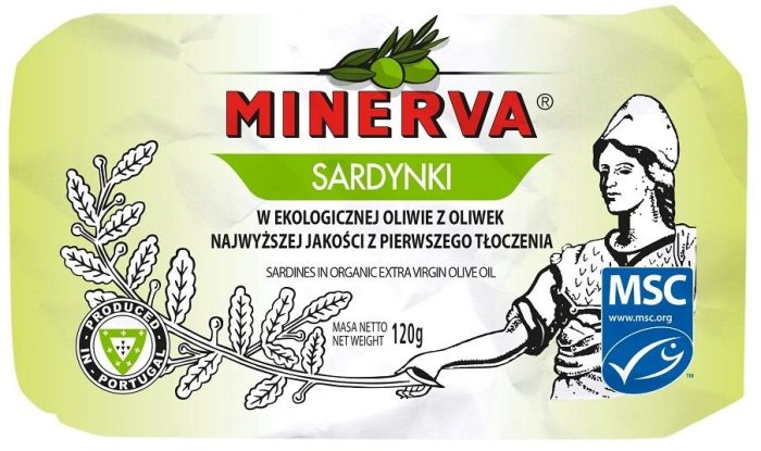 Sardynki msc w BIO OLIWIE Z OLIWEK EXTRA VIRGIN 120 g (85 g) - MINERVA