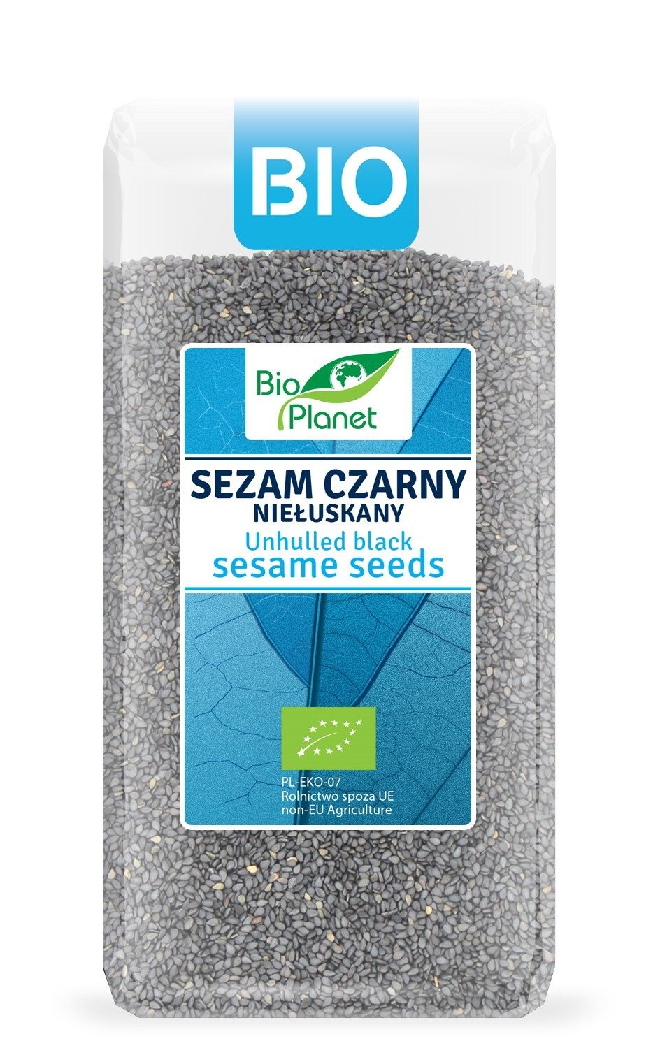 Sezam czarny niełuskany BIO 200 g - BIO PLANET