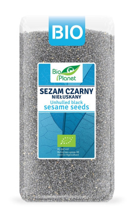 Sezam czarny niełuskany BIO 400 g - BIO PLANET