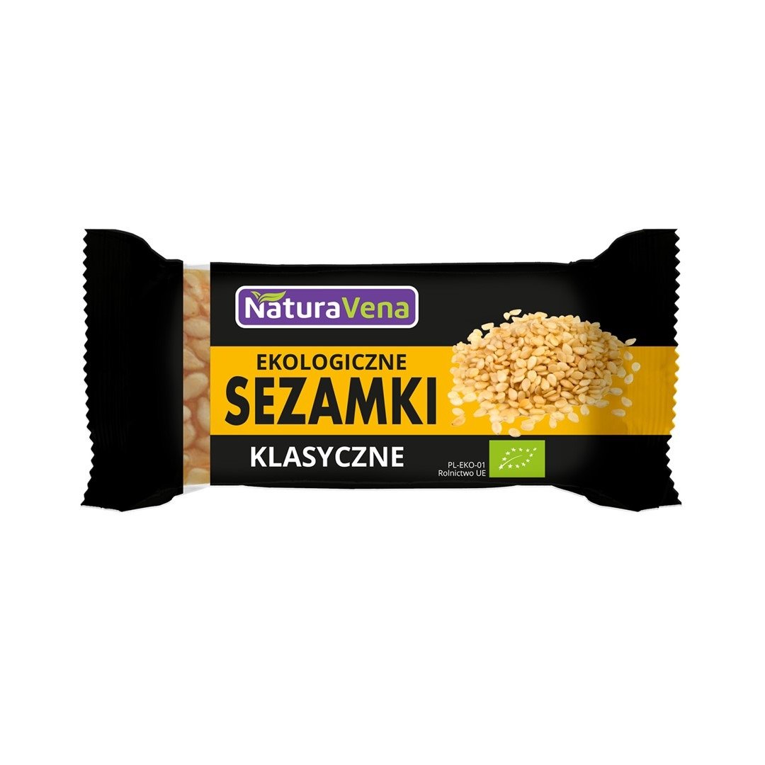 Sezamki klasyczne BIO 27 g - NATURAVENA