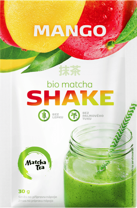 Shake z matchą i mango bezglutenowy BIO 30 g - AMYLON