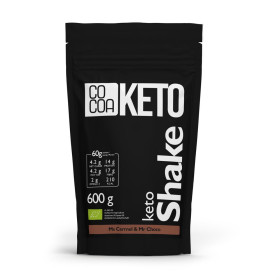 Shake z olejem mct o smaku karmelowo - kakaowym keto BIO 600 g - COCOA
