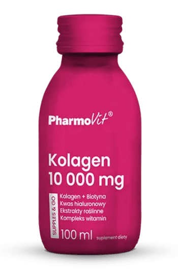 Shot kolagen (10 000 mg) bezglutenowy 100 ml - PHARMOVIT (SUPPLES & GO)
