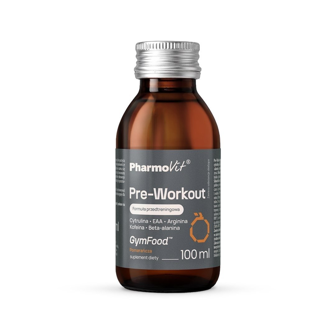 Shot pre-workout pomarańczowy 100 ml - PHARMOVIT (GYM FOOD)