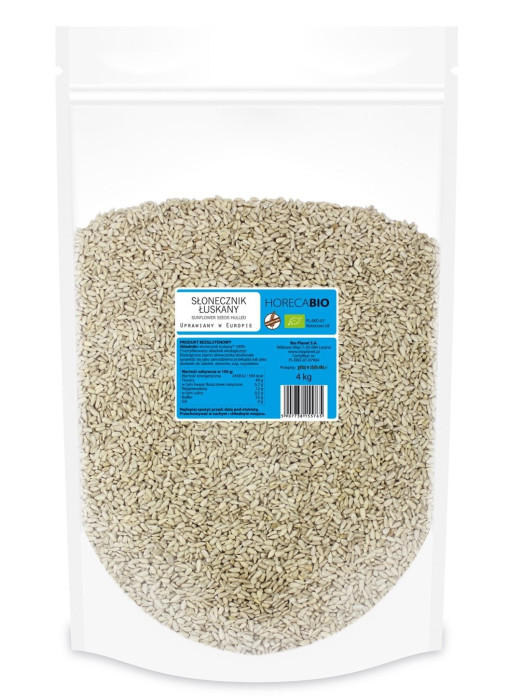 Słonecznik łuskany bezglutenowy BIO 4 kg - HORECA (BIO PLANET)