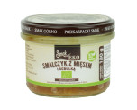 Smalec z mięsem i cebulką BIO 180 g - SMAK EKO