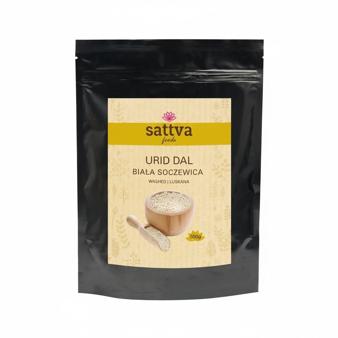 Soczewica biała łuskana urid dal 500 g - SATTVA (FOODS)