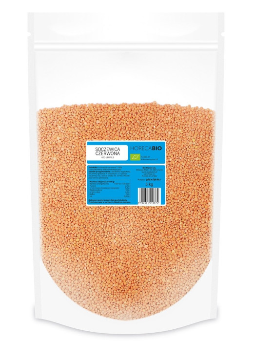 Soczewica czerwona BIO 5 kg - HORECA (BIO PLANET)