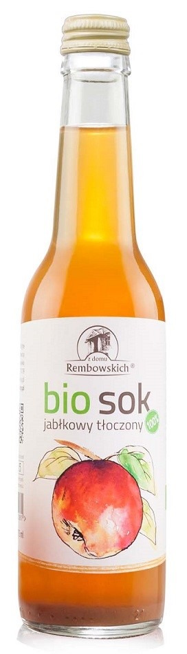 Sok jabłkowy nfc BIO 275 ml - REMBOWSCY