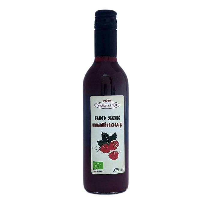 Sok malinowy nfc BIO 375 ml - PROSTO ZE WSI