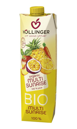 Sok wieloowocowo - marchwiowy (multi sunrise) BIO 1 L - HOLLINGER