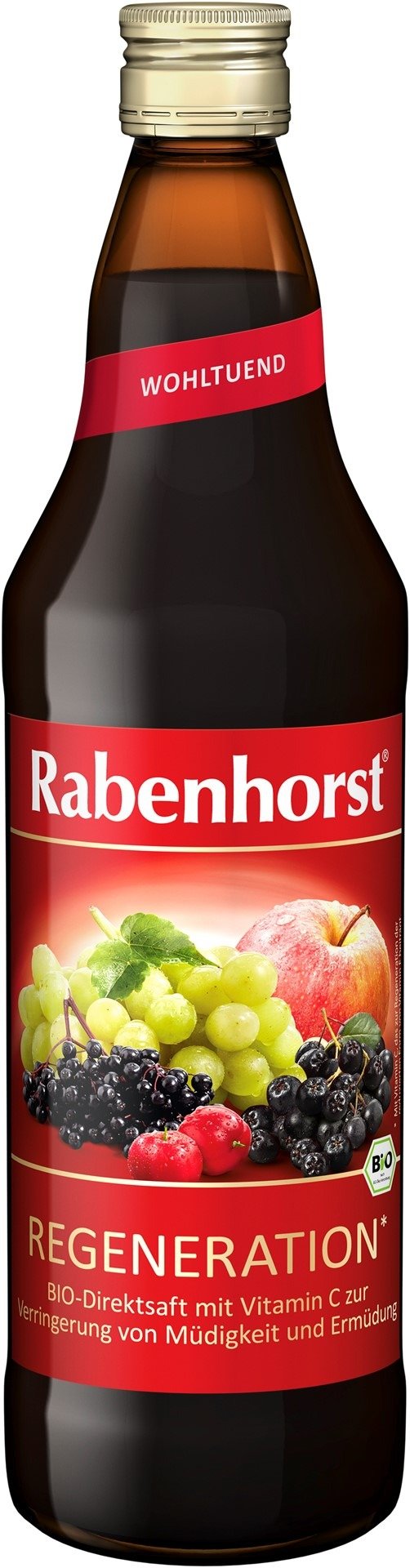 Sok wieloowocowy nfc regenerujący BIO 750 ml - RABENHORST