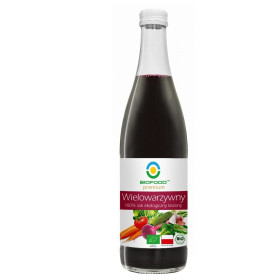 Sok wielowarzywny kiszony nfc bezglutenowy BIO 500 ml - BIOFOOD