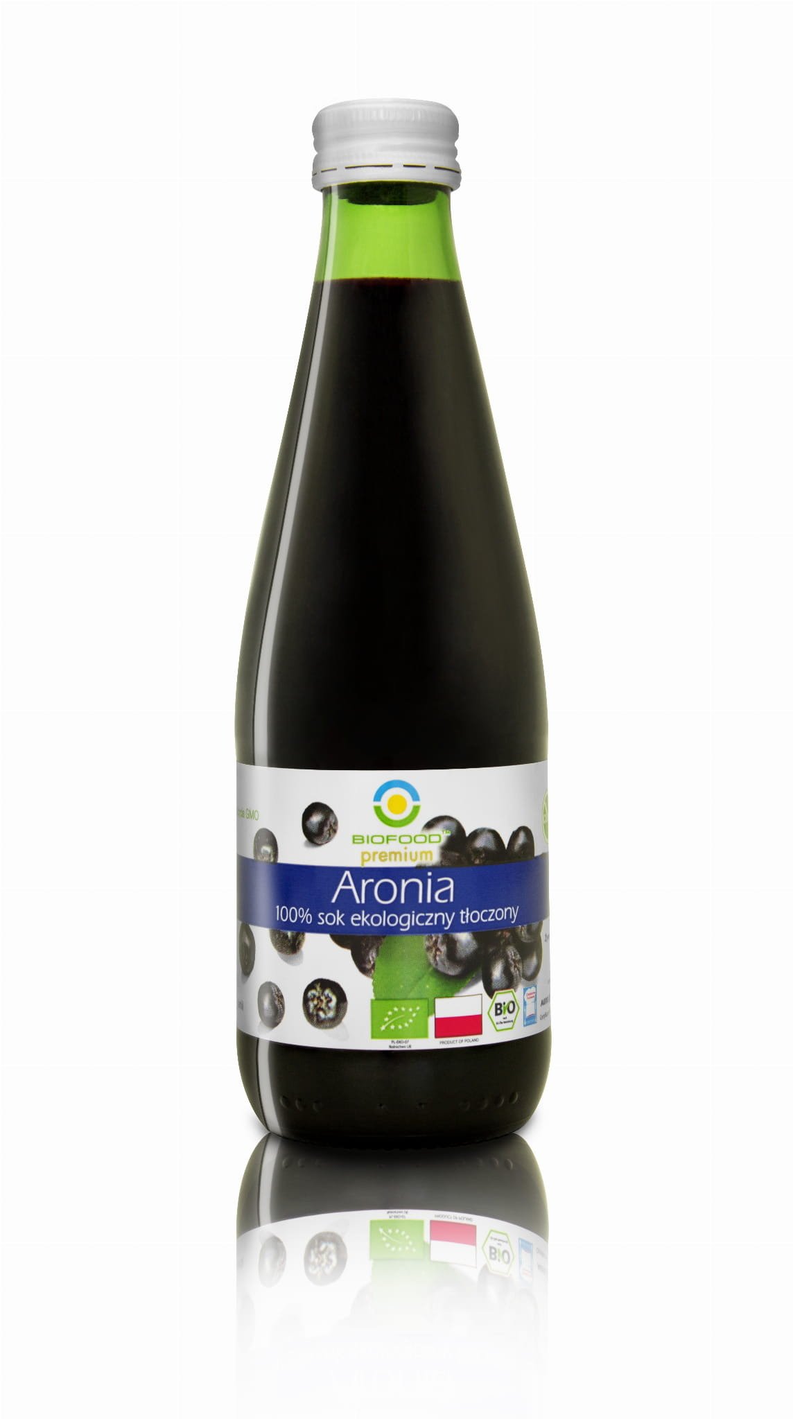 Sok z aronii bezglutenowy nfc BIO 300 ml - BIO FOOD