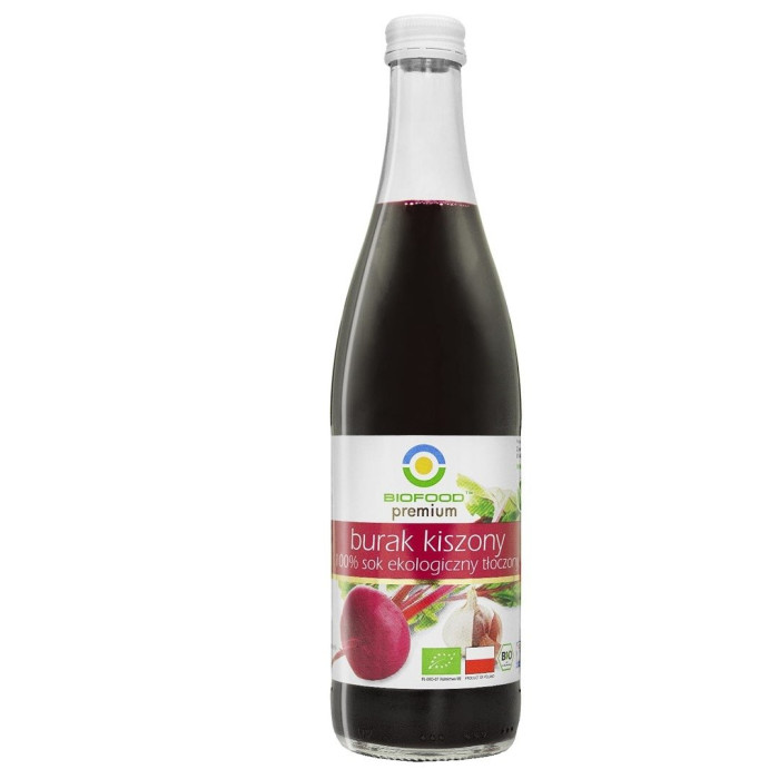 Sok z buraka kiszonego nfc bezglutenowy BIO 500 ml - BIOFOOD