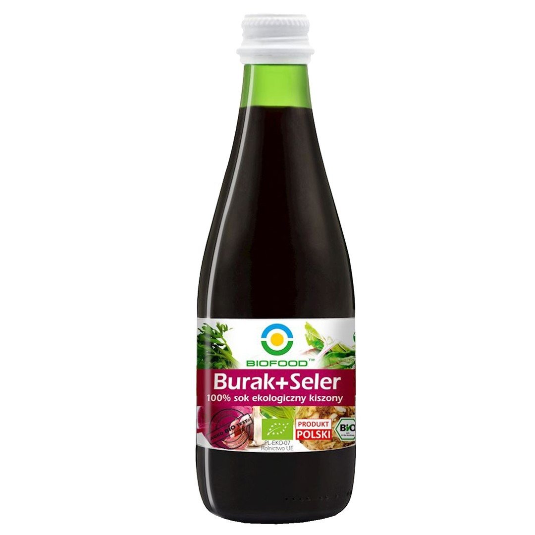 Sok&#x20;z&#x20;burak&#xF3;w&#x20;i&#x20;seler&#xF3;w&#x20;kiszonych&#x20;nfc&#x20;bezglutenowy&#x20;BIO&#x20;300&#x20;ml&#x20;-&#x20;BIOFOOD